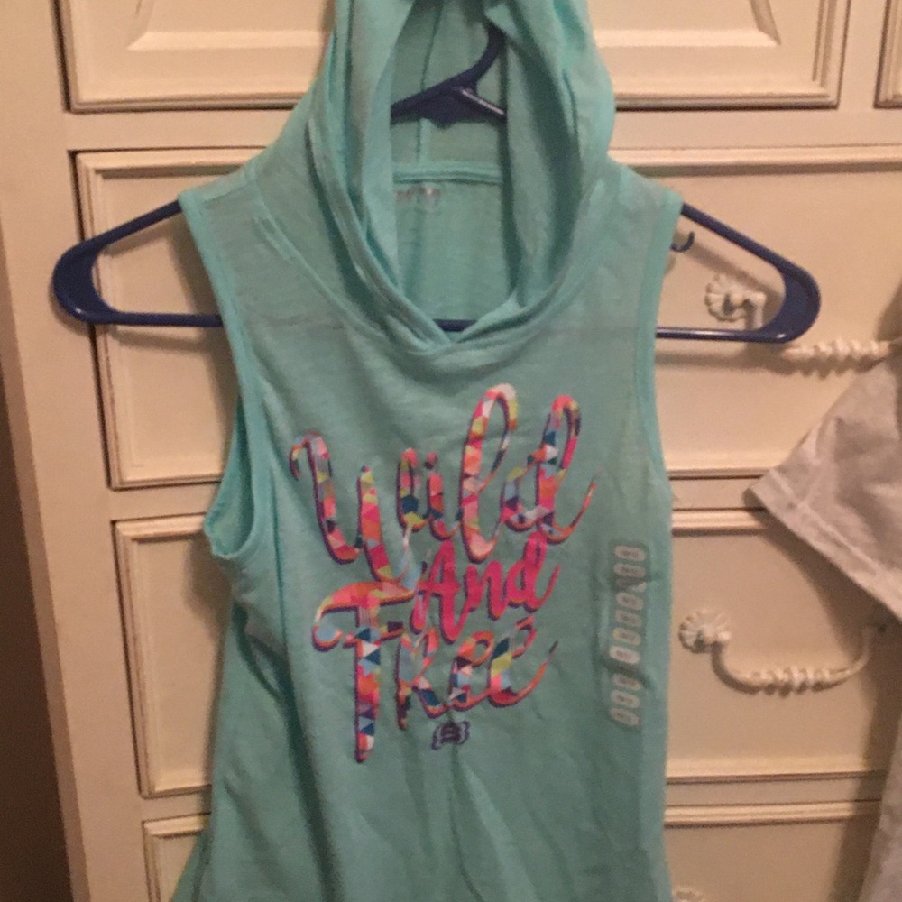 Tank top with hood